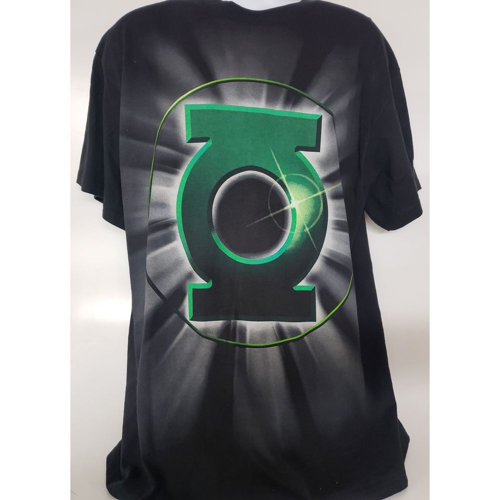 DC Comics Originals Green Lantern Graphic Short Sleeve T-shirt Adult Size XL Bla